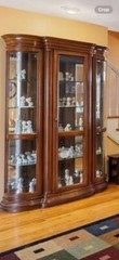 Golden Glass Display Cabinet
