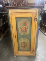 Antique Scandinavian Painted Pine Cupboard