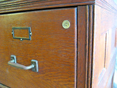 VINTAGE ANTIQUE QUARTER SAWN 4 DRAWERS OAK FILE CABINET EARLY 1900’S