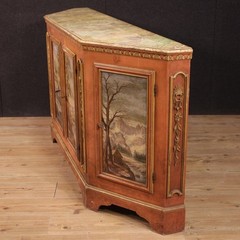 Sideboard Venetian vintage 20th century furniture hand painted antique style