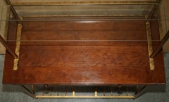 STUNNING AMERICAN MID CENTURY MODERN CIRCA 1960’S MAHOGANY & BRASS DRY BAR