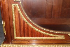French Louis XVI Style Ormolu Mounted Marble Top Vitrine By Francois Alix