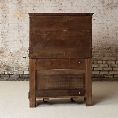 17th Century French Oak & Walnut Cabinet