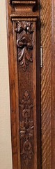 Antique Oak Large Late Victorian China Cabinet