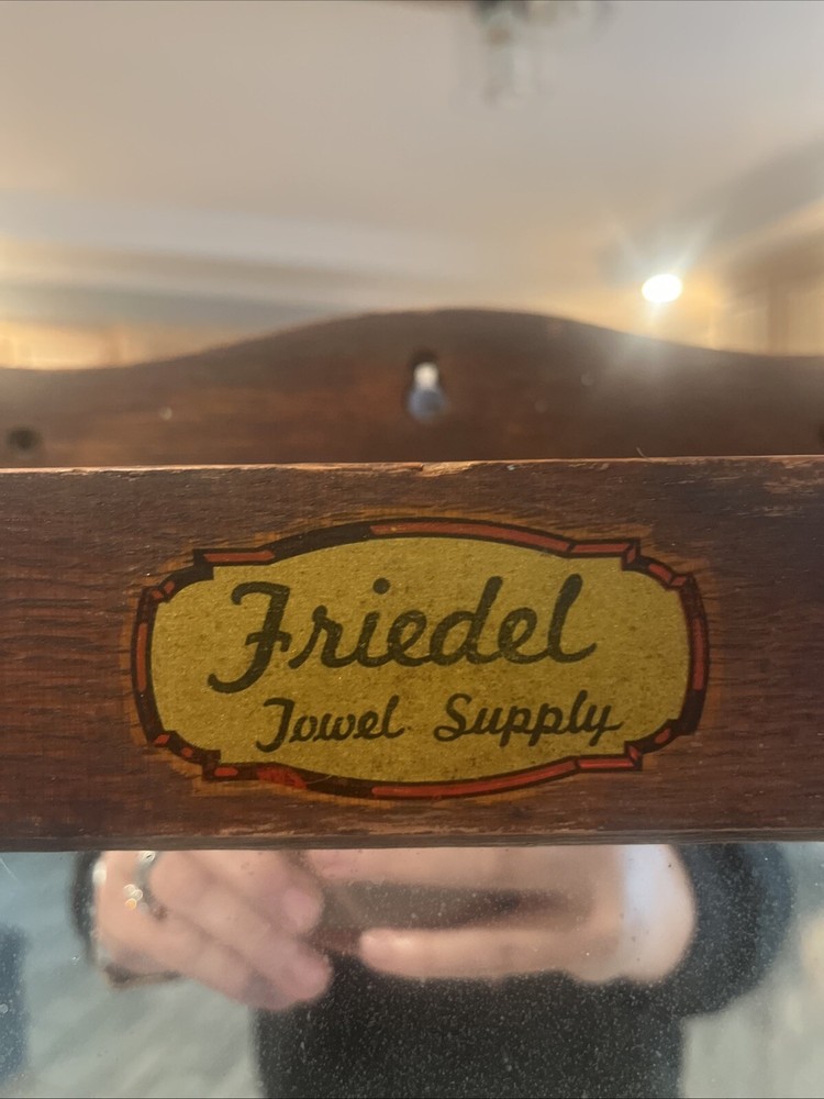 Antique Friedel Towel Supply Cabinet (Medicine Cabinet)