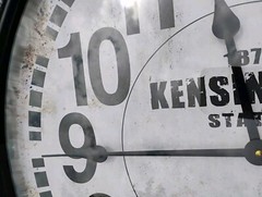 24″ Guaranteed Works 1890 Kinsington Station Subway London Quickly Shipped 💯