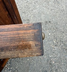 English oak hanging corner cabinet circa 1780 in its original finish fixed shelf