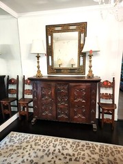 19TH C ITALIAN TUSCAN CHURCH VESTMENT CABINET