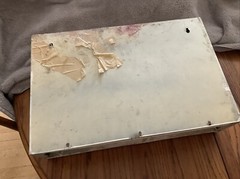 Vintage Metal Wall Mount Medicine Cabinet With Brush/shaving Piece
