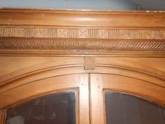 Antique Eastern Shore MD Sussex Co. DE Corner Cupboard Cabinet