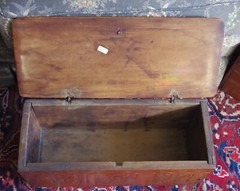 Pennsylvania Dutch Early American Antique Mini Chest 18th Century Tulips