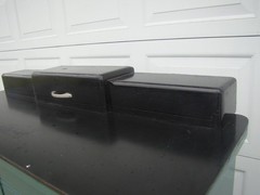 Antique Art Deco 18 Drawer Wood Medical Dental Cabinet by American Cabinet Co
