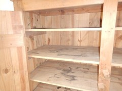 Large Vintage 1940’s Yellow Pine Canning Cupboard Cabinet