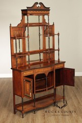 Antique Edwardian Inlaid Rosewood Sideboard