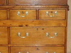 SUPER RARE FULLY RESTORED ANTIQUE VICTORIAN FRUITWOOD GUN COLLECTORS CABINET