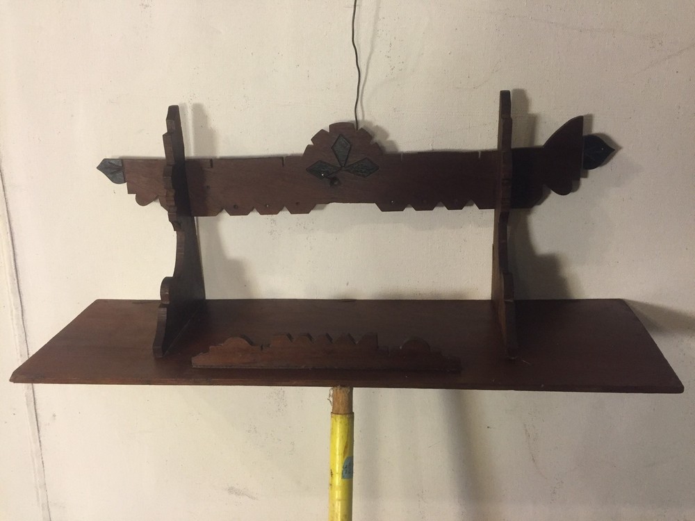 Antique Shelf Mahogany 24″W,7″D,9″H.Hi Patina.See12Pics4Size& Details.MAKE OFFER