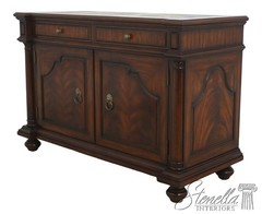 72634: Mahogany MAITLAND SMITH Stone Top Console Cabinet