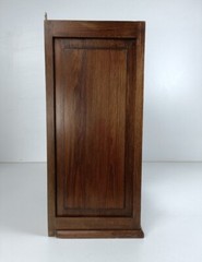 Large Medicine Kitchen Bathroom Cabinet Oak Glass Door handle Art Deco barn styl