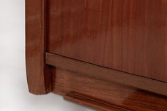 French Art Deco Antique Mahogany Sideboard Cabinet by Andre Sornay