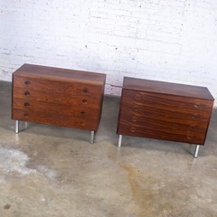 Scandinavian Mod Rosewood Cabinets Rud Thygesen & Johnny Sorensen for HG a Pair