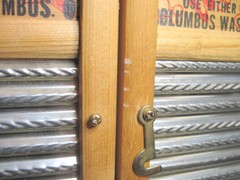 Vintage Dubl Handi Washboard Double Cabinet 17 1/4″ x 18″ Great Condition