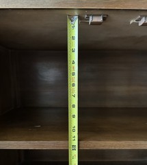 Vtg MCM Merton Gershun for AMERICAN of MARTINSVILLE 57.5” Hutch/Curio/Bookshelf