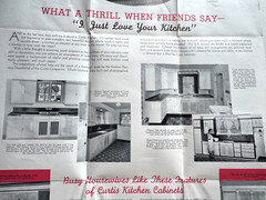 1937 Curtis Kitchen Cabinet Brochure- Lots of Pics of 1930’s Kitchen