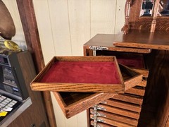 Antique Oak Harvard Co. Dental Cabinet #46X