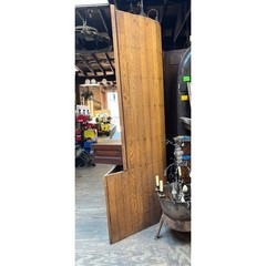 Antique Built-In Cabinet with Glass Display – 84 H x 65”