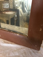 VTG Chocolate 11×23 Wood Wall Mounted Medicine Cabinet Old Cupboard 1550-25B