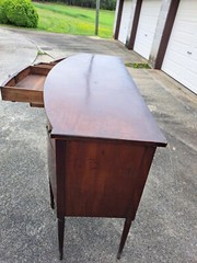 Grand American Mahogany Sideboard early 19thc