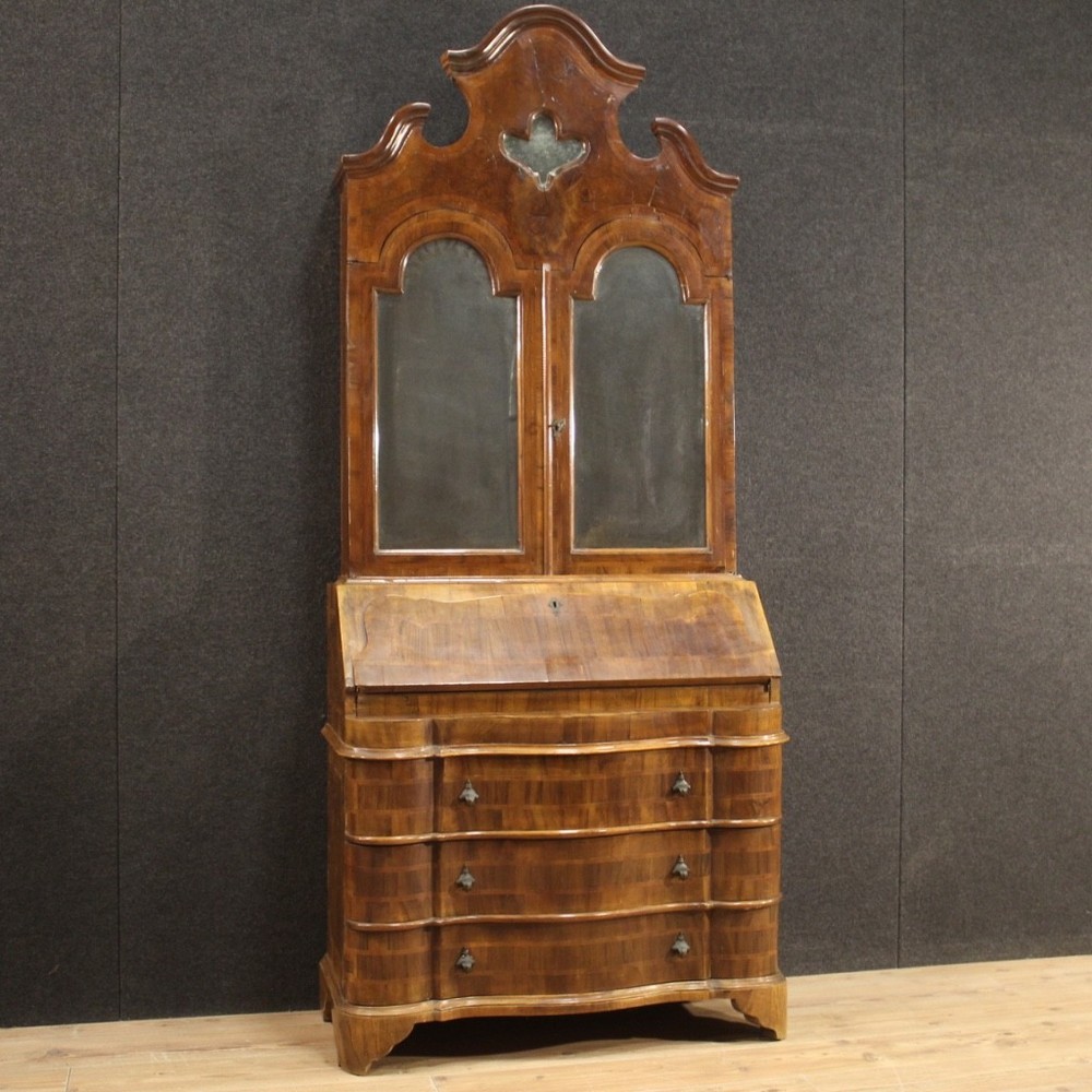 Trumeau wood furniture desk bureau cabinet living room secrétaire 20th century