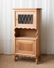 1960s Attributed to Henning Kjaernulf Danish Modern Oak Corner Cabinet