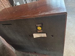 1949 philco radio and record player floor model console
