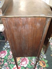 Circa Turn Of The 19th Century Music Cabinet With One Adjustable Shelf.