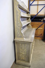 Italian Provincial French Country Large Cupboard Cabinet Hutch by Trouvailles