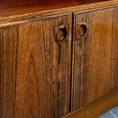 Mid Century Danish Modern Cabinet Rosewood Bookshelf Poul Hundevad Mcm Book Case