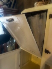 old vintage Hoosier cabinet