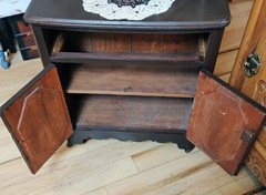 Old Antique Cabinet- Doors, Shelf, Drawer – Very Nice