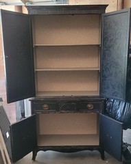One Of A Kind Refinished Antique Cabinet