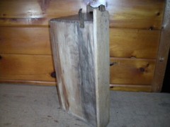 Vintage Handmade Wooden Hanging Cabinet / 1920’s – 30’s / American Chestnut Wood