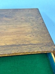 Antique oak general store collectors cabinet 8 drawer table top 1800s country