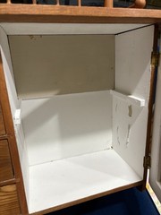 Victorian Farmhouse Antique Oak Medicine or Jewelry Cabinet With 4 Drawers