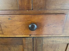 Antique 19th Century American Cherry Corner Cupboard China Cabinet-Org. Receipt!