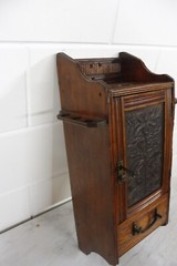 Antique wooden wall cabinet hanging cabinet vintage