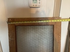 Antique Cabinet Doors with Florentine glass