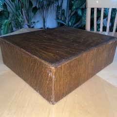 Antique Yawman Erbe 2 Drawer Library Card Catalog Index File Cabinet Wood Box