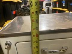 Vintage Gomco Medical Dental Tattoo Rolling Cabinet Cart & Tattoo Kit Supplies