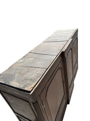 Antique Large Cupboard cabinet Georgian chippendale 1780 housekeepers Livery
