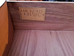 Gothic Breakfront Ornate china cabinet by Hickory Chair Co.